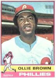 1976 Topps Baseball Cards      223     Ollie Brown
